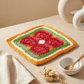 Eco Friendly Handwoven Jute Placemat – Square Design
