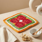 Eco Friendly Handwoven Jute Placemat – Square Design