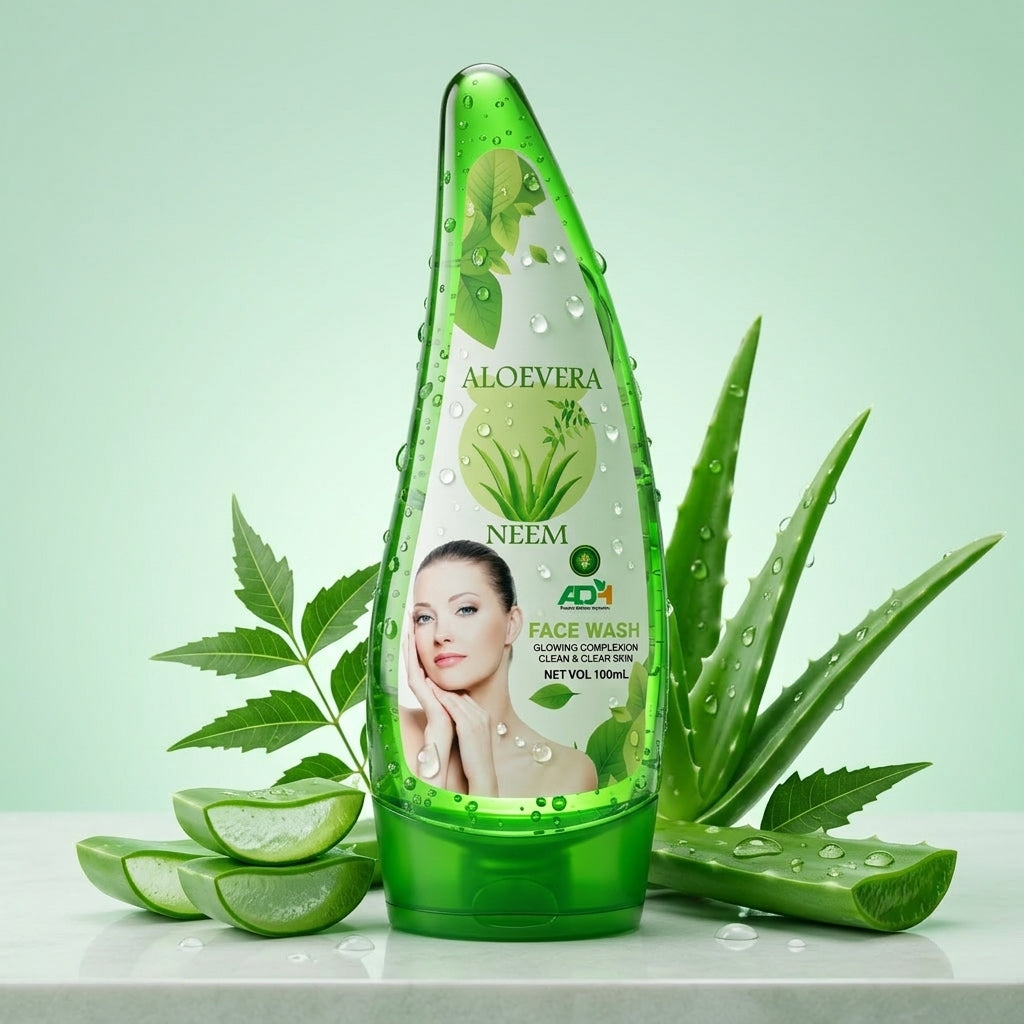 Aloe Neem Gel Face Wash – Oil Control & Deep Cleansing Formula