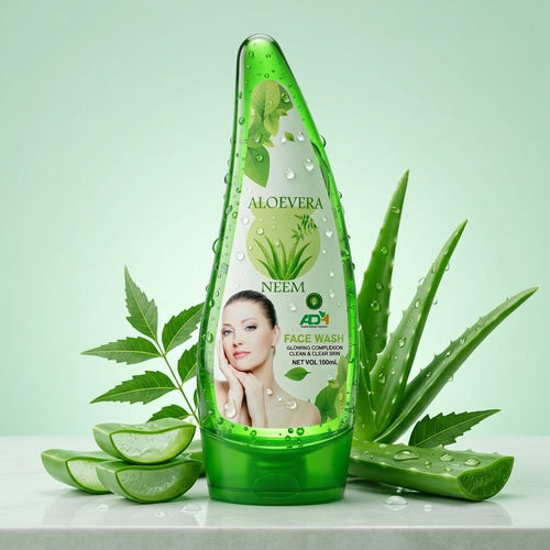 Aloe Neem Gel Face Wash – Oil Control & Deep Cleansing Formula