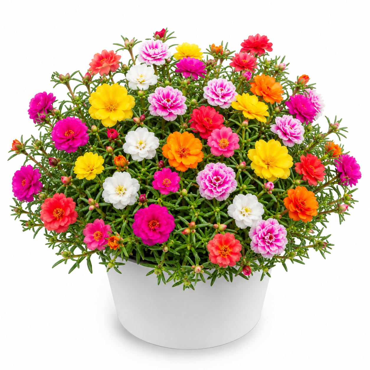 Portulaca Flower Plant – Colorful Moss Rose for Home Garden